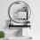 50cm Round Wall Mounted Mirror Bathroom Bedroom Makeup Dressing Mirror 4