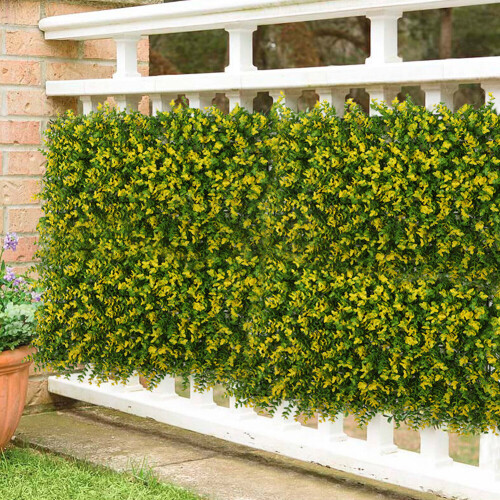Living And Home Fake Eucalyptus Wall Panel Wall Fence Screen Barrier 1