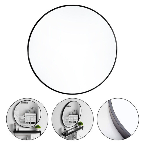 50cm Round Wall Mounted Mirror Bathroom Bedroom Makeup Dressing Mirror 1