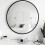 50cm Round Wall Mounted Mirror Bathroom Bedroom Makeup Dressing Mirror 3