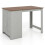 Costway Kitchen Counter Height Table Rectangular Pub Dining Table with Storage 1