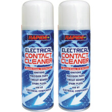 2 x 200ML ELECTRICAL CONTACT CLEANER DIRT SWITCH CIRCUIT AMP GUITAR
