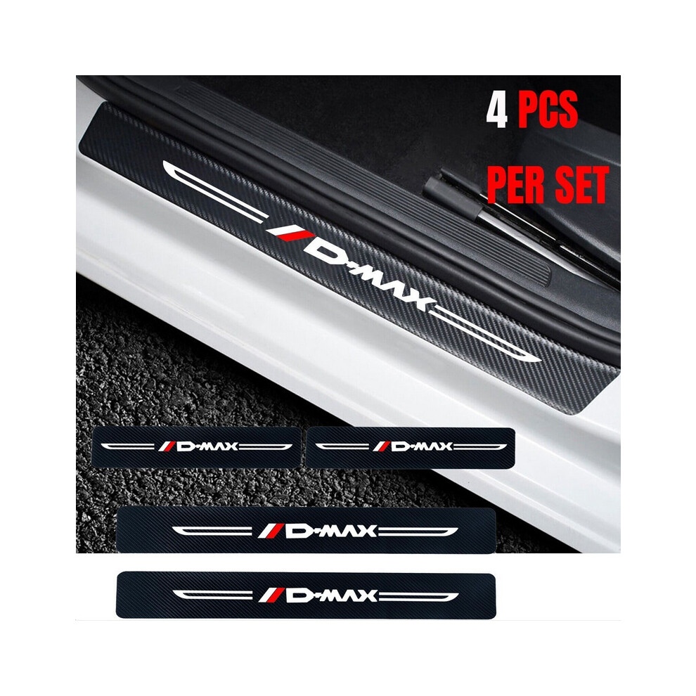For Isuzu Dmax Car Door Plate Sill Scuff Anti Scratch Decal Sticker 5601103436144