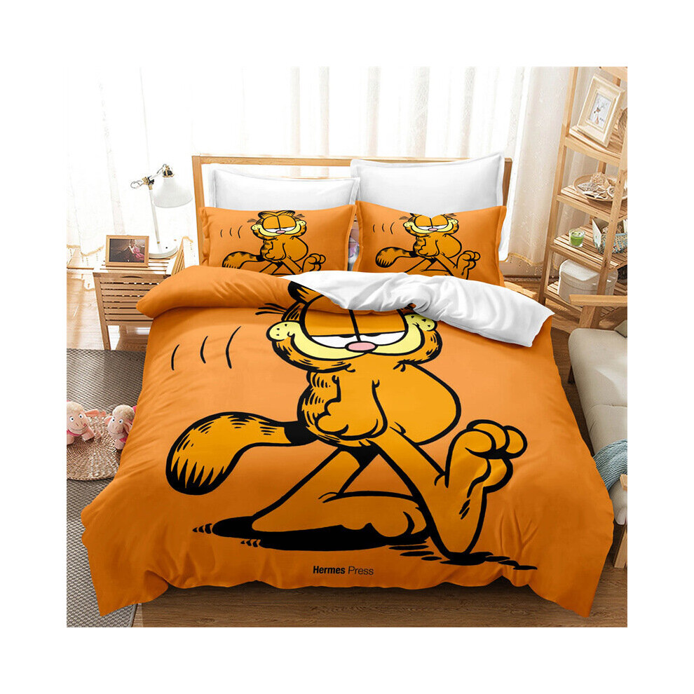 (Style 01, Single (59''X79'')/2PCS) Garfield Bedding Single Double King Duvet Cover UK