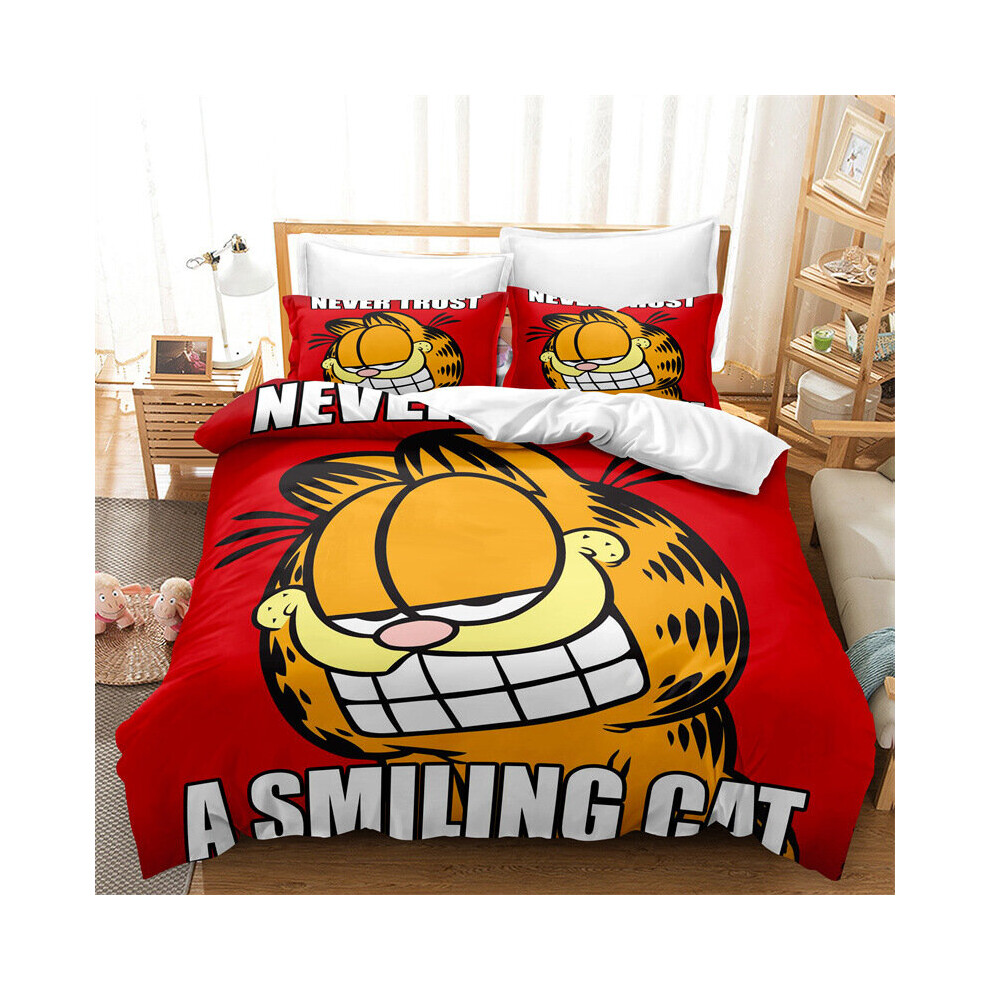 (Style 06, Single (59''X79'')/2PCS) Garfield Bedding Single Double King Duvet Cover UK