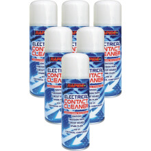 6 x 200ML ELECTRICAL CONTACT CLEANER DIRT SWITCH CIRCUIT AMP GUITAR