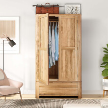 (Wardrobe Only) Bedroom Furniture Trio Set Oak Effect