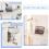 Costway Modern Home Office Desk Workstation w/Cabinet Drawer Sturdy &Structure 4