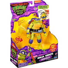 PLAYMATES SPEELGOED TURTLES MUTANT CHAOS - GELUIDSKRACHTEN 14CM - DONATELLO K