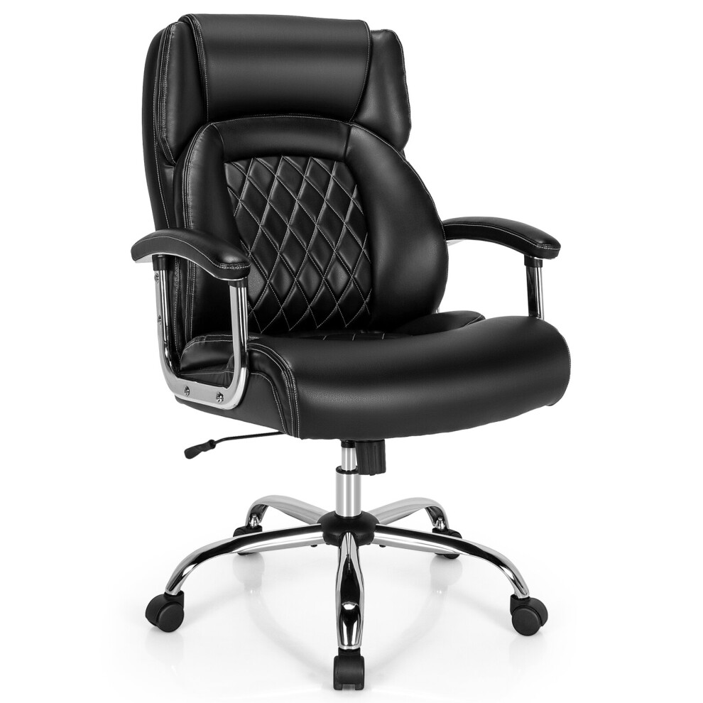 PU Leather Office Chair Modern &Ergonomic Padded Chair Executive Chair