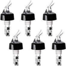 6 Pack Measuring Bottle Pourers 1oz/30ml Automatic Wine Bottle Pourers