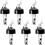6 Pack Measuring Bottle Pourers 1oz/30ml Automatic Wine Bottle Pourers 1