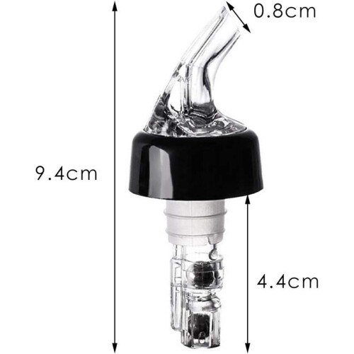 6 Pack Measuring Bottle Pourers 1oz/30ml Automatic Wine Bottle Pourers 2