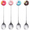 4-Pack Stainless Steel Mixing Spoons Mini Donut Dessert Spoons 1
