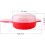 Set of 2 Microwave Egg Cooker, Egg Burger Omelet Maker Cooking Tools (Red and Clear) 4