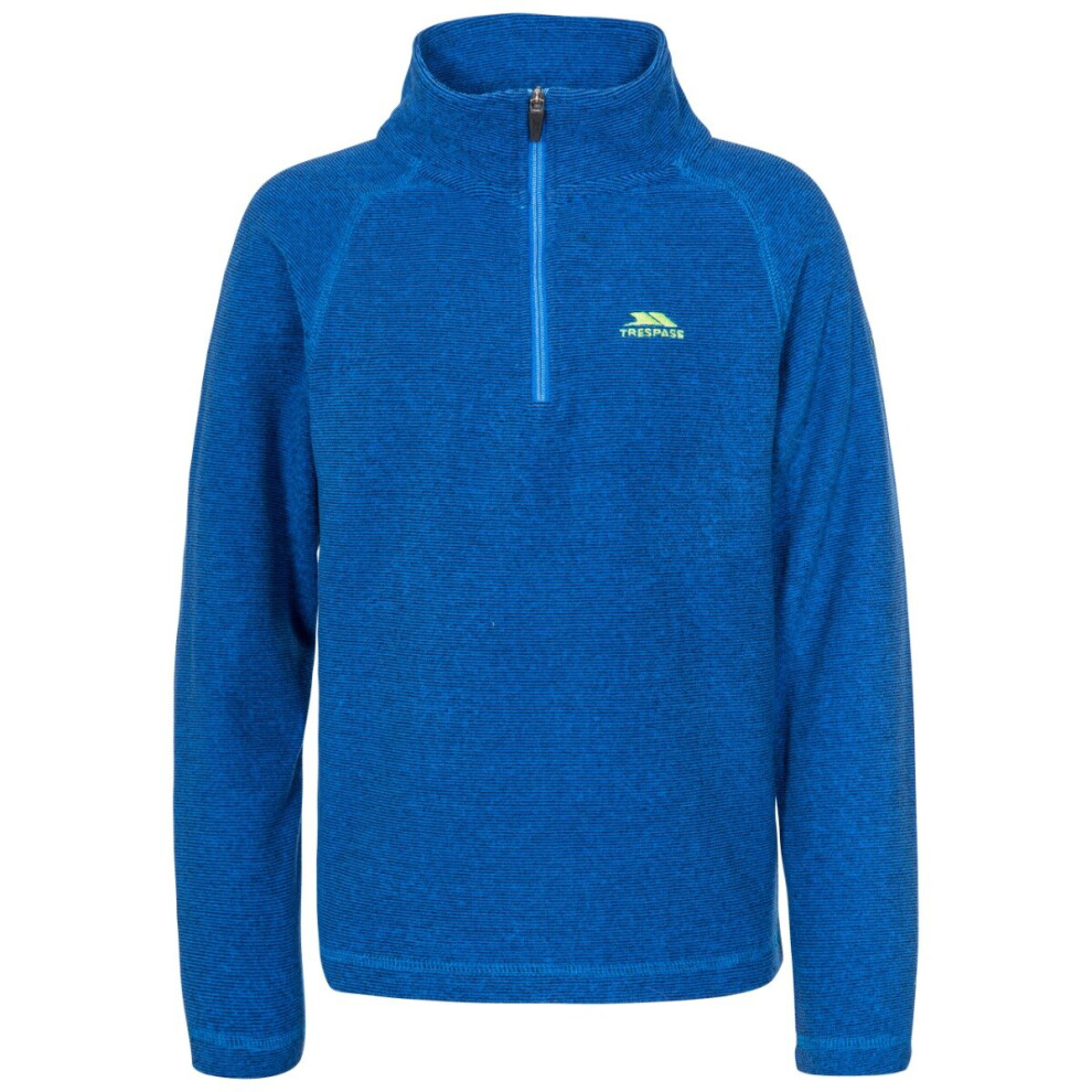 (5-6 Years, Blue) Trespass Boys 1/2 Zip Fleece Pullover Top Keynote