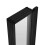 NES Home Nes Home 1100mm Width 4 Fold Bath Shower Screen Matt Black Frame 7