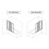NES Home Nes Home 1100mm Width 4 Fold Bath Shower Screen Matt Black Frame 8