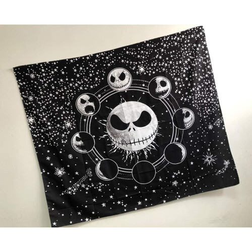 Nightmare Before Christmas Tapestry Wall Hanging Starry Night Sky Gift 2