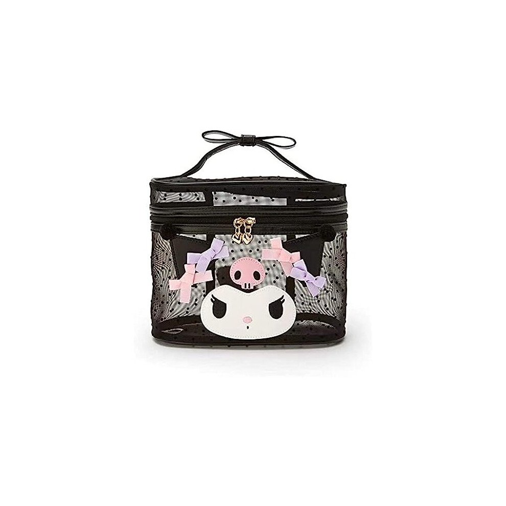 Tianfu Black Cosplay Anime Cute Transparent Transparent Makeup Storage Box Mesh Cosmetic Bag Beauty Box Storage Box Cosmetic Bag