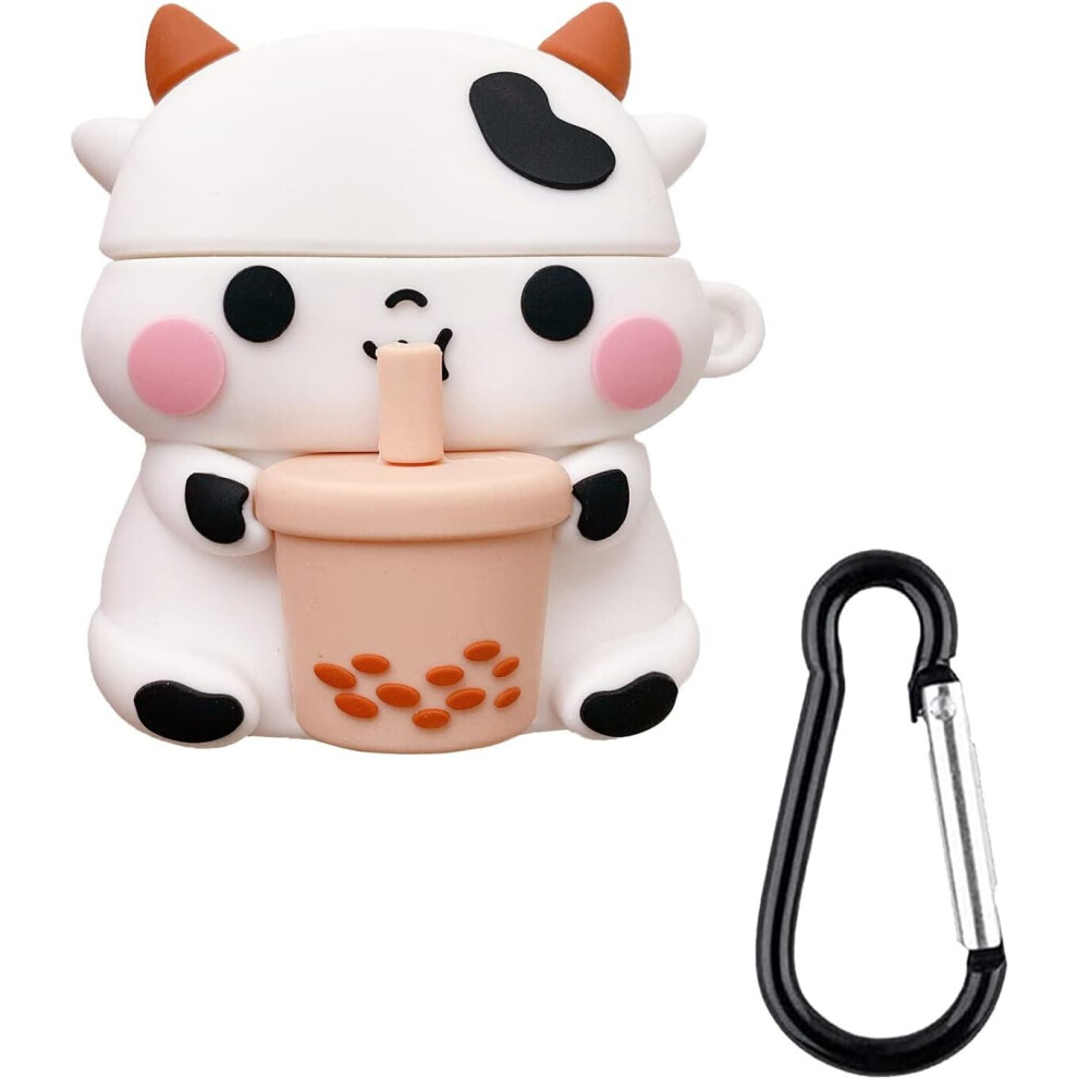 Apple AirPods Pro case design Cute cartoon cover silicone shockproof 3D monster kawaii anti-drop Airpod Pro case with carabiner ring-image-OPC-PBWZTMW-NEW