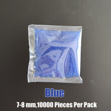 (Blue, 4pcak) 10,000PCS/1pack Water Bullet Gel Ball 7-8mm Multicolor for Gel Blaster 1/2/4/6/8Pack
