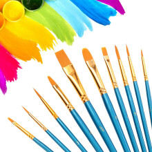 10pcs Face Painting Brushes For Paint Drawing Brush Glitter Art Set