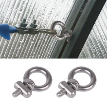 Stainless Steel Awning Rail Stoppers 6mm Stops Motorhome Campervan Caravan