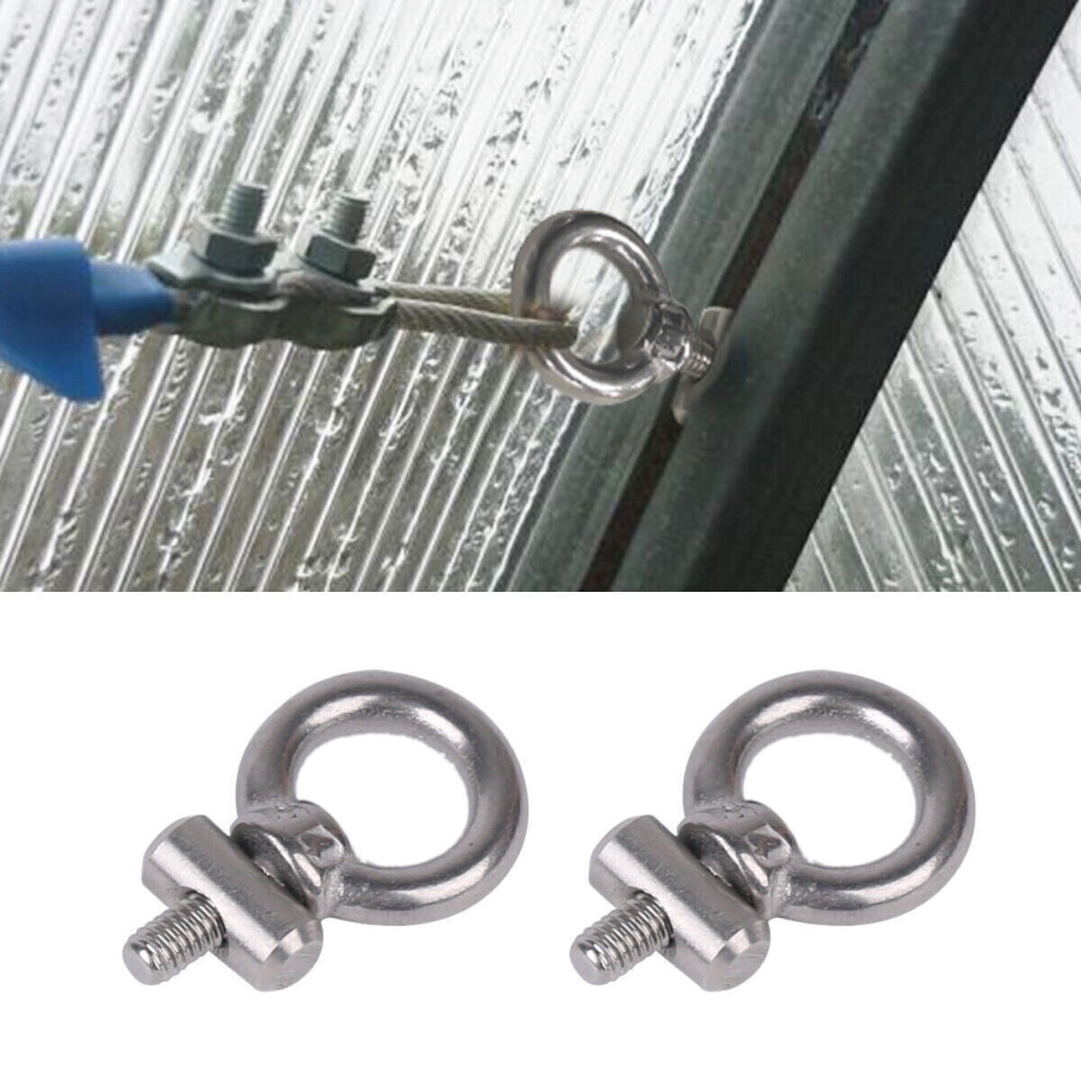 Stainless Steel Awning Rail Stoppers 6Mm Stops Motorhome Campervan Caravan 5061021761924