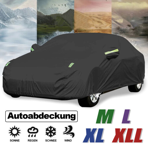 (3M 450*175*150CM) Universal Full Car Cover Waterproof Protector UV Resistant 2