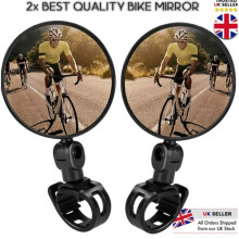 MTB Mountain Bike Handle Bar 360 Rotatable Convex Bicycle Rear-view Mirror