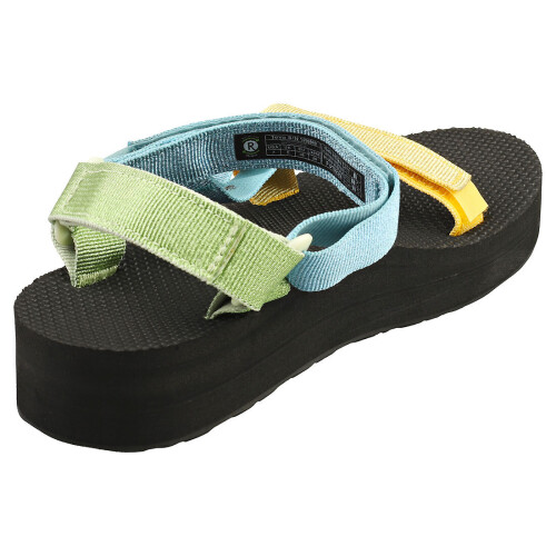 Teva (4) Teva Midform Universal Womens Walking Sandals in Metallic Blue Multi 1