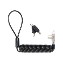 Kensington Slim N17 2.0 Portable Keyed Laptop Lock for Wedge Shaped Slots - Security cable lock - 1.83 m