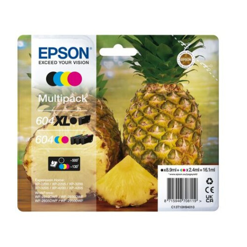 Epson MULTI 4COLOURS 604 XL BLACKSTD CMY