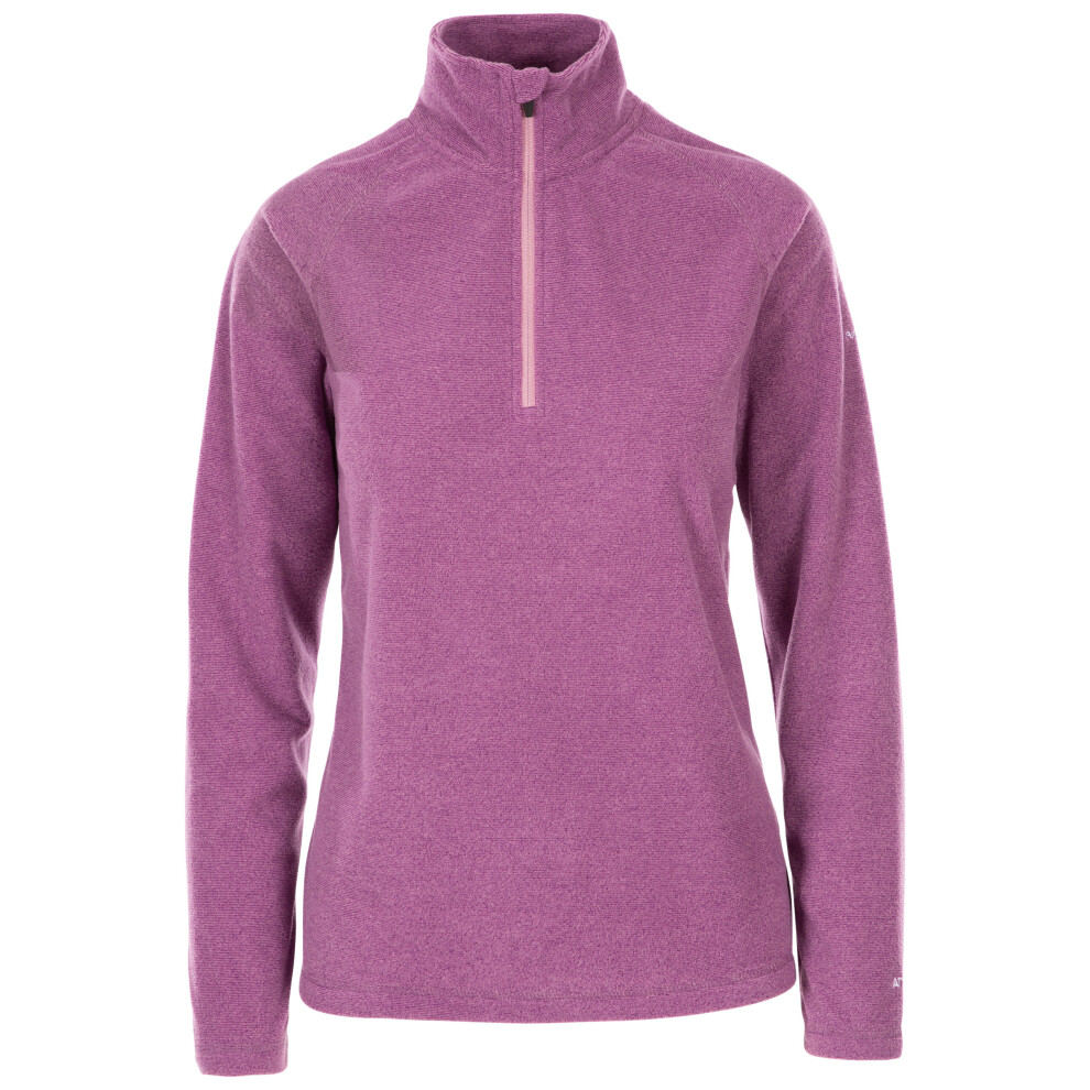 (14, Wild Purple) Trespass Womens 1/2 Zip Fleece Jacket Meadows