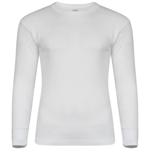 (S) LONG TEE WHITE UK S-2XL