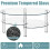 Costway 3-Tire Modern Oval Tea Table Side Table Tempered Glass Coffee Table 7