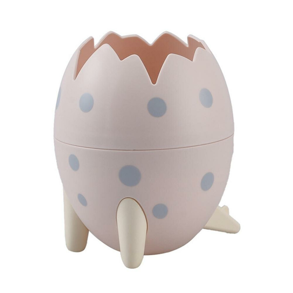 (Pink) 1 Pcs Egg Shape Pen Holder Desktop Storage School Office Desktop Decoration Pen Holder for Kids