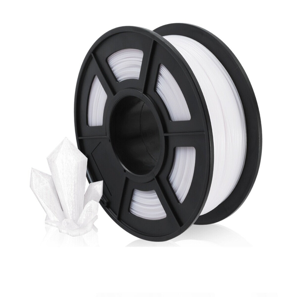 (White) 1KG New Upgraded 1.75MM Filament 100% No Bubble filament for 3D Printer