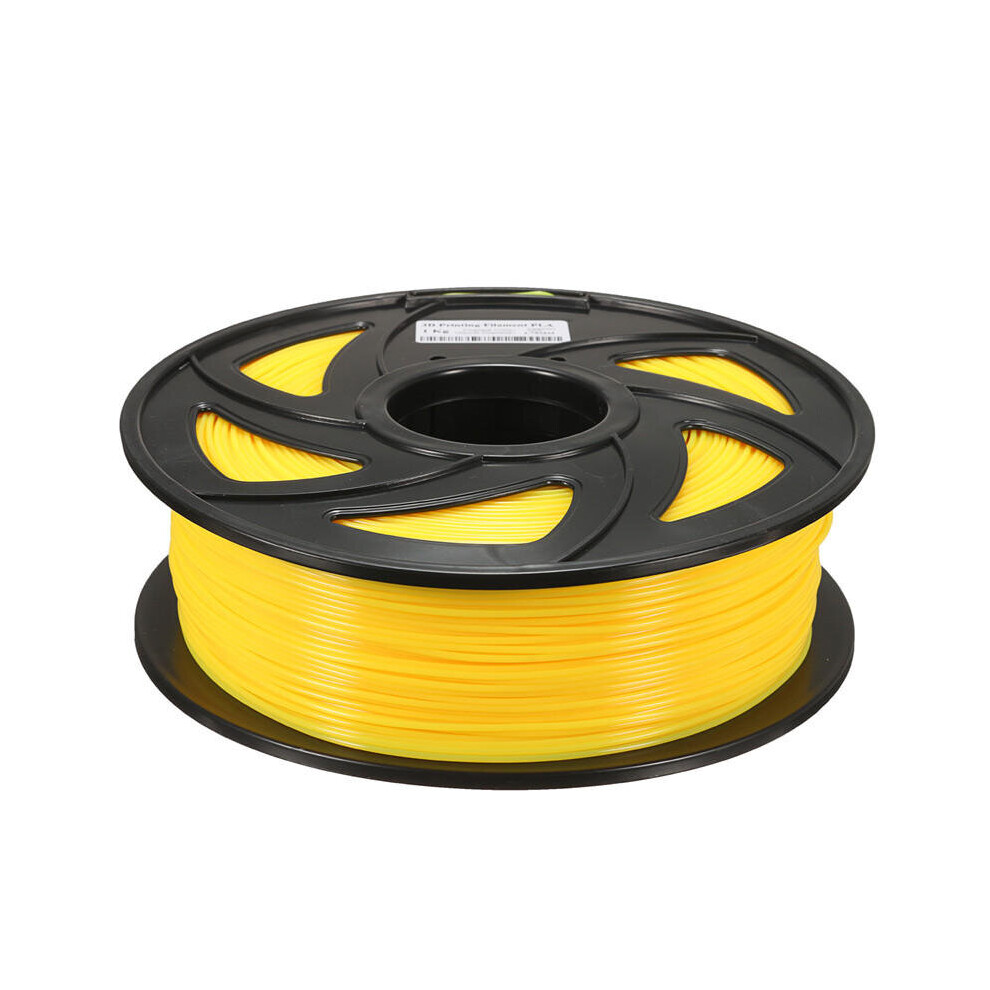 (Yellow) 1KG Silk PLA 1.75MM Filament 14 Color Available High Strength filament for 3D Printer