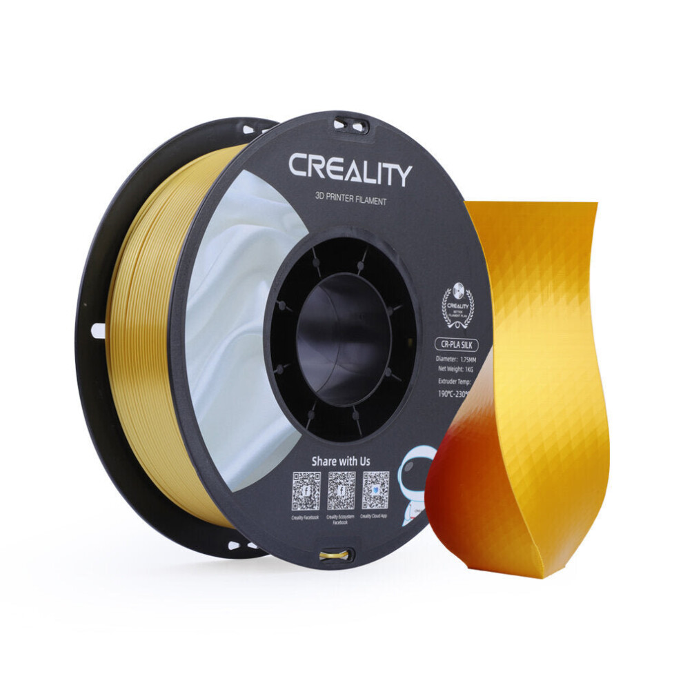 (Gold) 1KG Silk PLA 1.75MM Filament 14 Color Available High Strength filament for 3D Printer