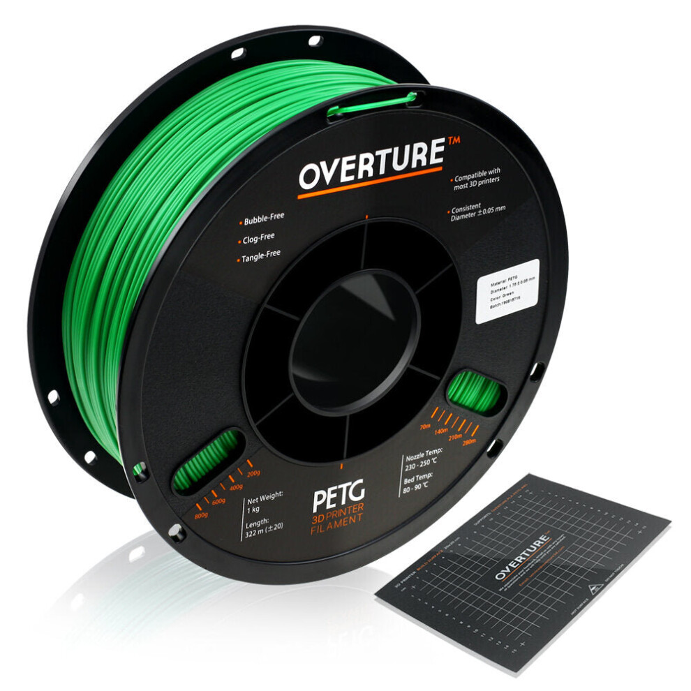 (Green) 1.75MM Filament for 3D Printre Printing Material