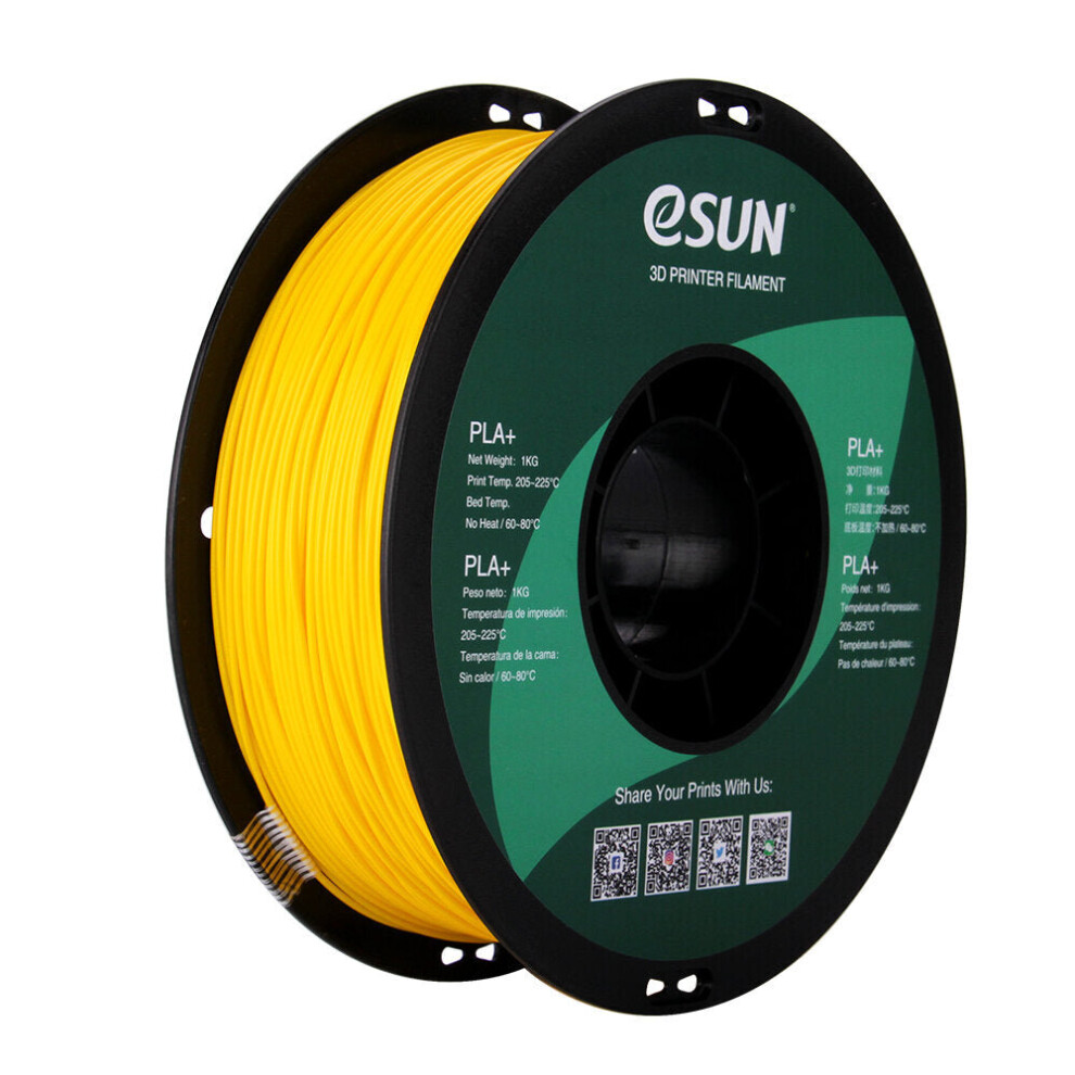 (Yellow) 3D Printing Filament 1.75mm 3D Printer Material for 3D Printing