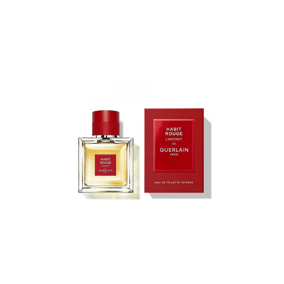Guerlain Habit Rouge L''Instinct 1.6 Eau De Toilette Spray For Men