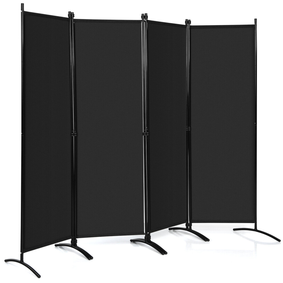 4-Panel Room Divider 173cm Folding Privacy Screen Portable Divider