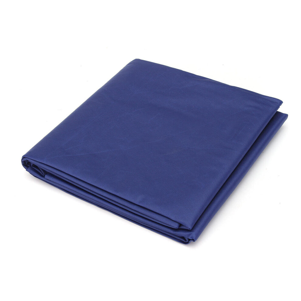 (Blue, S) 3.6x3.6x3.6M/5x5x5M Sunshade Sail Anti-UV Outdooors Patio Lawn Triangle Tent Canopy
