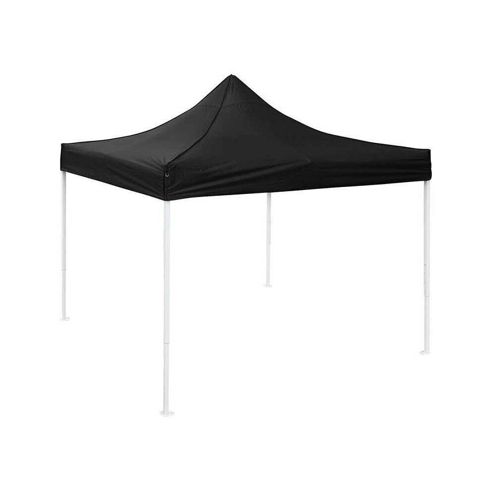 (Black) 3x3m 420D Oxford Camping Tent Top Cover Awning Top Cover Waterproof UV Protection Garden Patio Tent Sunshade Canopy