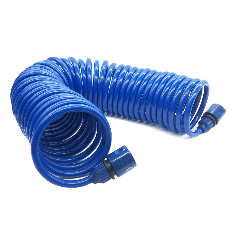 (15M) 10M/15M Garden EVA Curly Water Hose Spring Tube Car Washer Flower Lawn Watering Hose Pipe