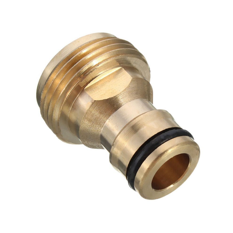 3/4 Inch Brass Garden Hose Pipe Tube Quick Connector Watering Equipment Spray Nozzle Connector