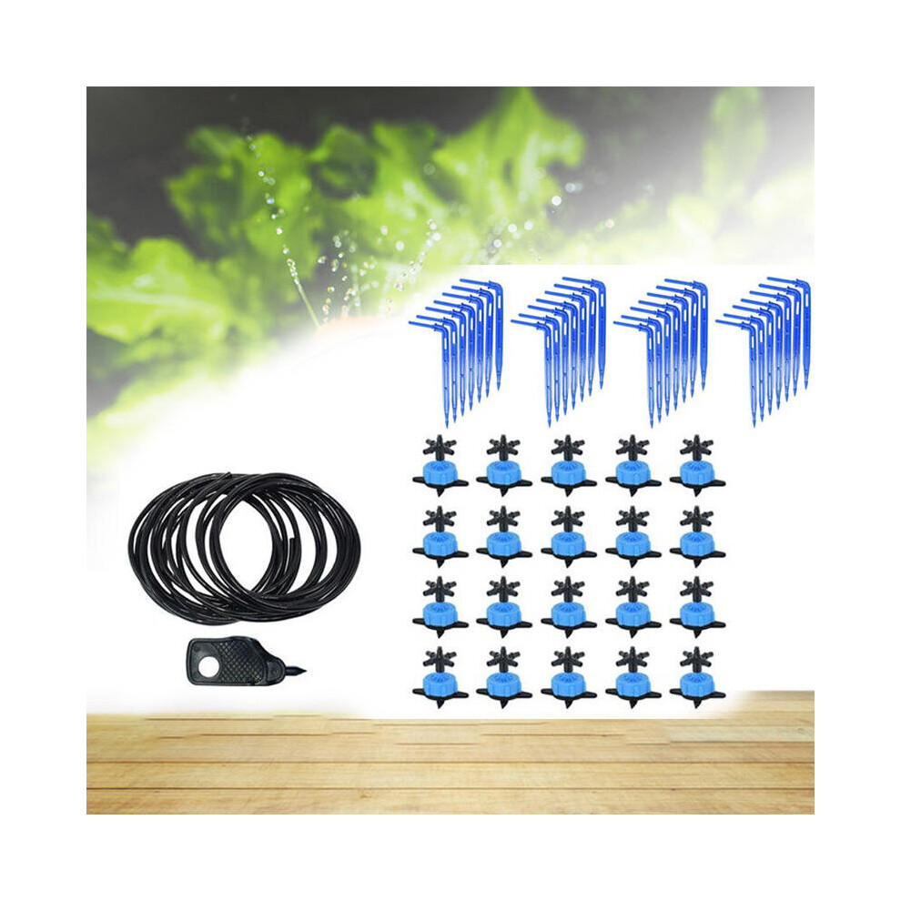 20 Set 8L Arrow Drip Irrigation System 4-Way Micro Flow Dripper Potted Plants With Greenhouse